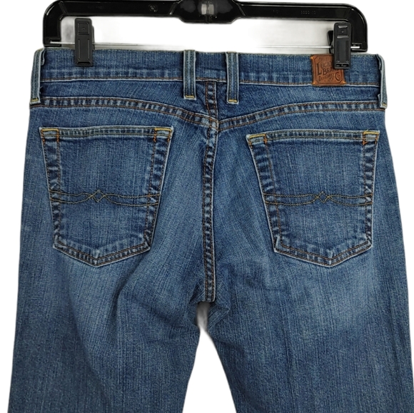 Luck Brand Low Rise Medium Wash Straight Leg Jeans - Picture 3 of 8